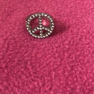 peace sign ring